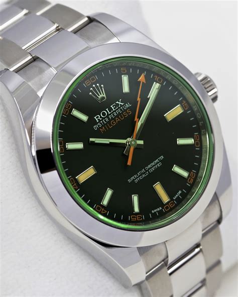 rolex special edition green|rolex milgauss anniversary edition.